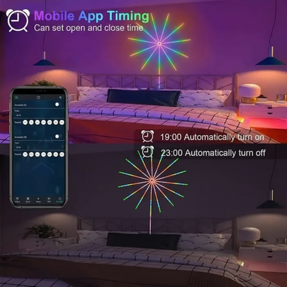 🎆 Christmas Sale – 50% OFF 🎁 Firework LED Light Strip for Stunning Room & Holiday Décor! 💡