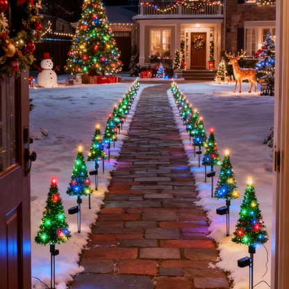 🎄Christmas Flash Deal 🎁 65% OFF✨ 4-in-1 Aurora Haven Solar Powered Christmas Tree