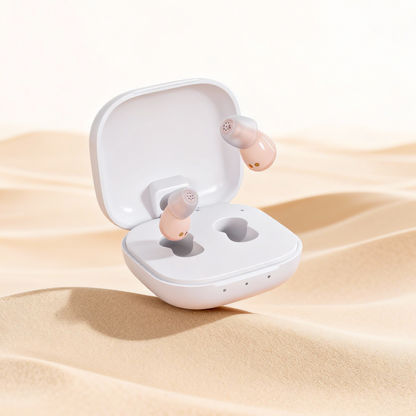 Adult Sound Amplification Earbuds – Wireless, Rechargeable & Comfortable | Clear, Balanced Sound in a Small, Discreet Design for Adults and Seniors