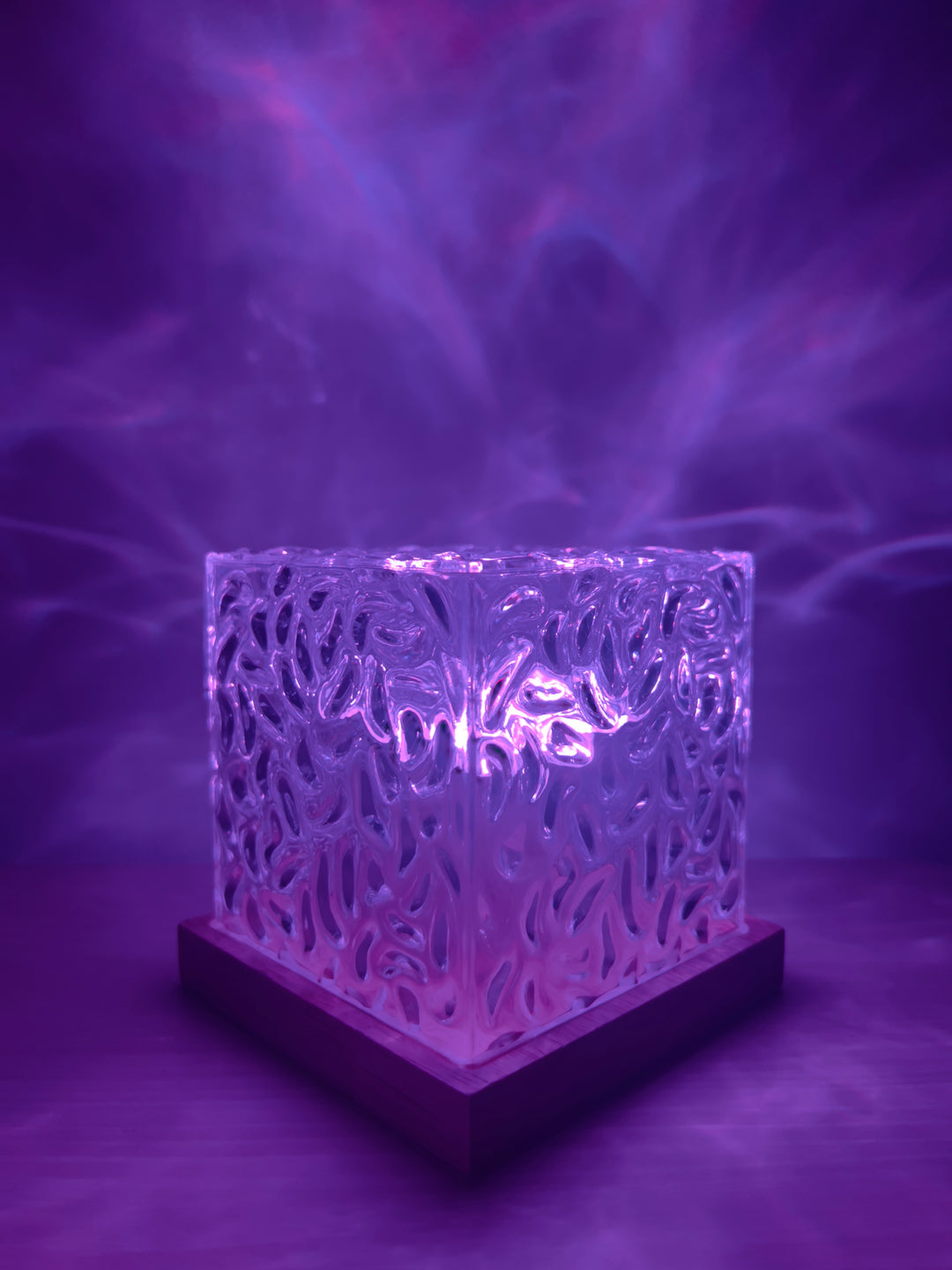 AuroraGlow Night Light Projector with Remote – 16 Ocean Wave Colors Lamp