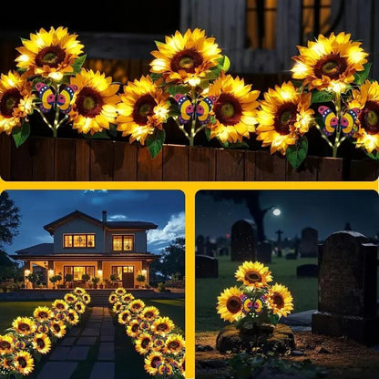🌞Women's Equality Day - Solar LED Sunflower Garden Lights-29.6inch/75cm 🌻