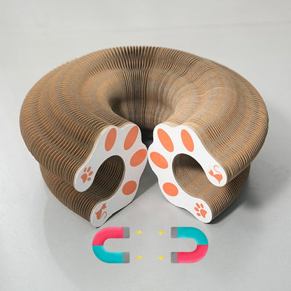 🐱Magic Accordion Cat Scratcher with Ball Adventure Interactive Toy