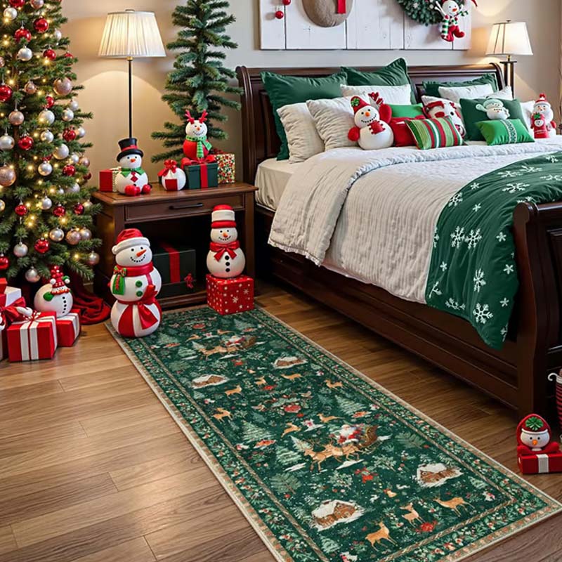 🎊Christmas sale - 50% Off🎊Soft Non-Slip Christmas Rug For Home Decor
