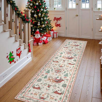 🎊Christmas sale - 50% Off🎊Soft Non-Slip Christmas Rug For Home Decor